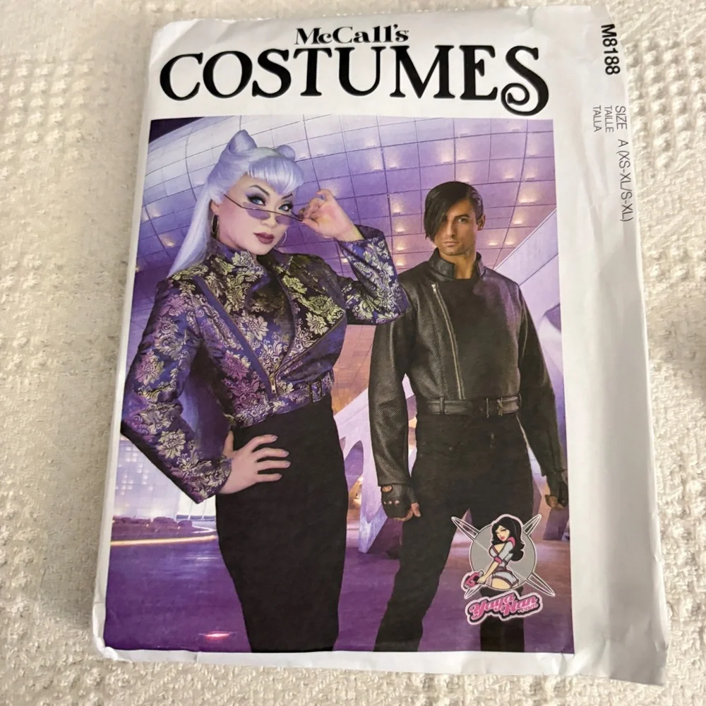 McCalls Cosplay by Yaya Han Costume Pattern for Unisex Moto Jacket